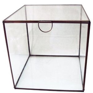 Metal & Glass Jewelry Boxes With Metal Frame For Jewelry Organizers And Decorative Use Customized Glass Jewelry Boxes - Product Image 2