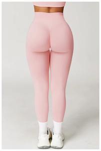 Leggings de Yoga Sin Costuras al Por Mayor Personalizados, Cintura Alta, Efecto Push-Up, Ajuste Delgado, para Correr al Aire Libre, Ropa Deportiva para Mujer - Product Image 6