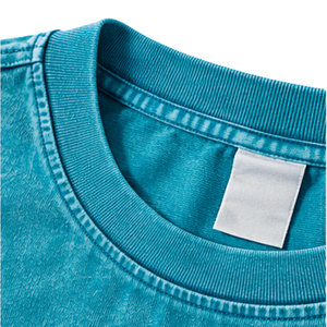 <b>Mens</b> <b>Turquoise</b> Washed T-<b>Shirt</b> Short Sleeve Crew Neck Graphic Tee Casual Streetwear Loose Fit Vintage Style Summer Fashion XS - Product Image 3