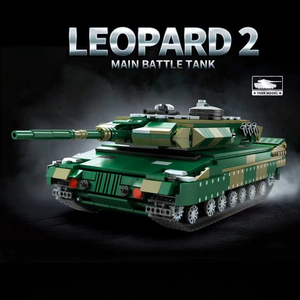 Bloques de Construcción del Tanque de Batalla Principal Leopard 2, 1108 Piezas, Serie Militar, Modelo de Ensamblaje, Decoración de Escritorio, Regalo para Días Festivos - Product Image 4