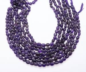 ลูกปัดอเมทิสต์แอฟริกันทรงหยดน้ำขนาด 6x8-7x9 มม. ลูกปัดอเมทิสต์ทรงหยดน้ำแบบไม่สม่ำเสมอ ขนาด 13 นิ้ว อเมทิสต์ธรรมชาติแบบเรียบ - Product Image 6