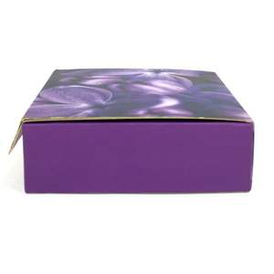 Boîte de papier violette en gros Cuboïde avec la boîte de papier cube d'emballage réutilisable - Product Image 4