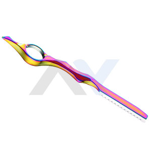 Navaja de Peluquería para Adelgazar y Texturizar el Cabello, Color Rosa, Elegante, para Mujer, Herramienta Profesional de Salón - Product Image 4