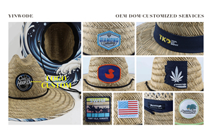 Unisex <b>Floppy</b> Wide Brim Straw <b>Hat</b> with Ribbon & Rope Elegant Summer Beach Custom Embroidery OEM Wholesale Factory Supplier - Product Image 5