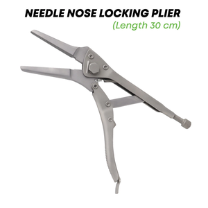 คีมปากแหลมแบบล็อค 30 ซม. สแตนเลสสตีล เครื่องมือผ่าตัด โดย Mahfooz Instruments - Product Image 5