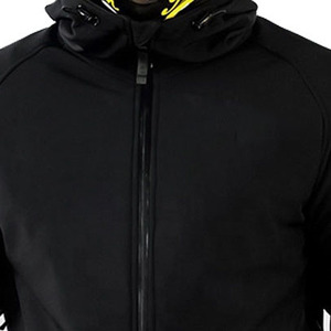 เสื้อฮู้ดดี้สำหรับขับขี่มอเตอร์ไซค์สำหรับผู้ชาย พร้อมแผ่นป้องกันที่ได้รับการรับรองมาตรฐาน CE ช่องระบายอากาศแบบถอดได้ ดีไซน์คุณภาพพรีเมียม - Product Image 6