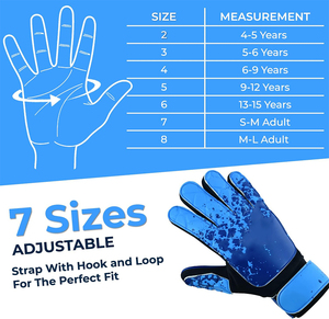 Customized Design Leather Goalkeeper Gloves For Adult 4mm Waterproof Breathable Non Slip <b>Hook</b> Loop Closure - Product Image 6