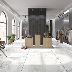 Carreaux de sol en porcelaine ACCENTS de haute qualité 120x180cm avec finition brillante premium et une épaisseur robuste de 9mm pour un salon élégant - Product Image 4