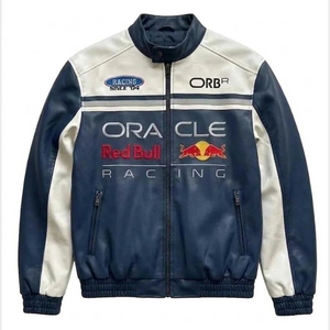 Chaquetas de Cuero Vacuno Personalizadas para Pilotos de Carreras F1, Listas para la Pista, Marca Privada |   Serie de Ropa Urbana para Motociclistas Deportivos al por Mayor - Product Image 2