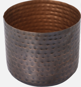 Elegante Macetero Metálico Contemporáneo con Soporte Elevado, Diseño Tradicional, Maceta Dorada para Hogar, Oficina, Balcón, Jardín, con Recubrimiento en Polvo - Product Image 5