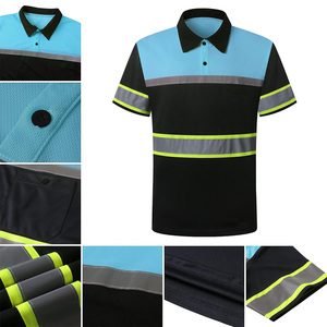 Chemises de travail pour hommes, vêtements uniformes brodés sur mesure, vêtements de travail en coton certifiés CE, tissu coupe-vent respirant, vêtements utilitaires - Product Image 5