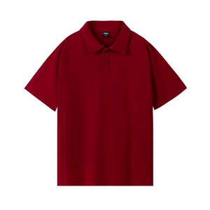 เสื้อโปโลผู้ชายผ้าฝ้ายถัก 100% แบบเรียบ สไตล์สตรีทแวร์ สวมใส่สบาย  สามารถปรับแต่งได้ - Product Image 4