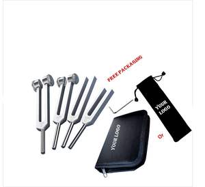 Ensemble de diapasons de précision 128C, 256C, 512C, 1024C en alliage d'aluminium pour la musicothérapie et la guérison - Product Image 1