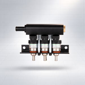 [HANA] Rail d'injecteurs métalliques H2001 4 cylindres 130 LPM Bleu Type AA E-Mark R67 R110 Ensemble pré-assemblé de soupapes d'injection GPL/GNC/GNL - Product Image 2