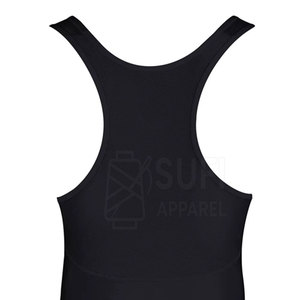 Lightweight Breathable Printed Quick Dry Eco-Friendly Wrestling <b>Singlets</b> for Men's Gym Training <b>Running</b> Outdoor Workouts - Product Image 6