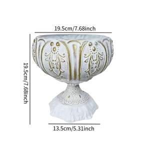 Pot de plante romain vintage en fer, urne pour plantes d'intérieur, fleurs séchées - Product Image 2