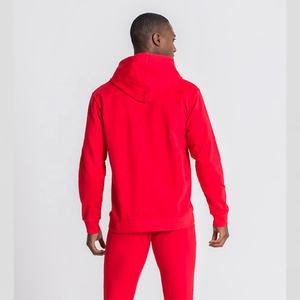 Chándal Hip Hop personalizado para hombre, listo para enviar, chándal ajustado, ropa Hip Hop de algodón liso al por mayor - Product Image 6