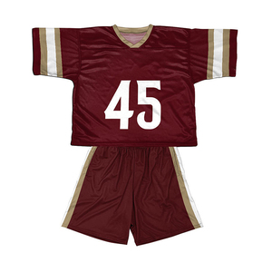 Ensemble d'uniformes de lacrosse pour le jour du match, pour hommes et femmes, maillot et short en polyester par sublimation, respirant, anti-humidité, vêtements de sport d'équipe - Product Image 2