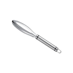 Fish Scraper Stainless Steel Fish Scale Remover Seafood Cleaning Tool Professional Kitchen Utensil Durable Reusable - Product Image 1