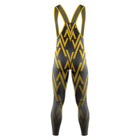 Pantalon de cyclisme unisexe à bretelles, manches courtes, fermeture éclair intégrale, séchage rapide, respirant, grandes tailles, couleurs et logo personnalisables, haute qualité 100%