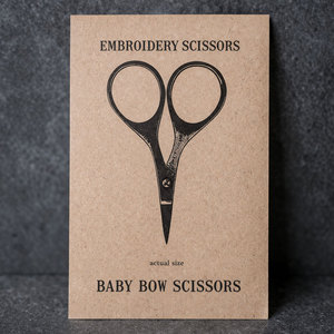 กรรไกรปักผ้าขนาดเล็ก Baby Bow ปลายแหลมทำจากสแตนเลส สำหรับงานฝีมือ ตัดเย็บเสื้อผ้า และงานเย็บปักถักร้อย - Product Image 2