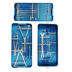 Kit de matériel d'implantation vertébrale en alliage de titane : vis, tige, connecteur à crochet, fixation pédière, équipement orthopédique pour colonne vertébrale - Product Image 1