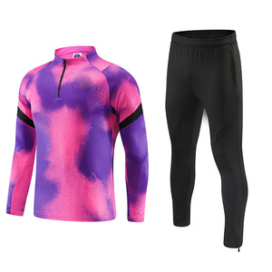 ชุดวอร์มผู้ชายขายส่ง พร้อมสีและขนาดที่ปรับแต่งได้ ชุดวอร์มผู้ชายผ้าฝ้ายทรงโอเวอร์ไซส์ แบรนด์สั่งทำได้ - Product Image 2