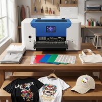 Imprimante DTF A3 XP600 en gros, machine d'impression numérique à jet d'encre pour film PET, transfert thermique pour vêtements et t-shirts