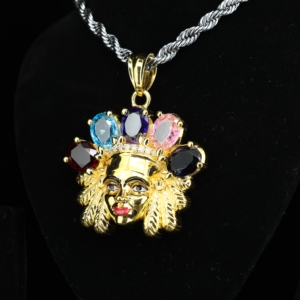 Deslumbrante Colgante de Plata de Ley 925 Chapado en Rodio con Topacio Azul Natural de Corte Ovalado, Certificado por GIA, Regalo para Mujer - Product Image 3