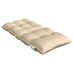 Juego de 4 Cojines para Silla de Respaldo Bajo en Tela Oxford Beige, 100% Poliéster, para Uso en Exteriores - Product Image 5