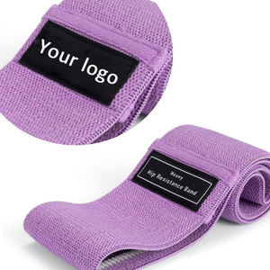 Bandas de resistencia para ejercicios con logo personalizado, antideslizantes, para fitness, yoga, conjunto de bandas de resistencia para cadera y glúteos, MOQ bajo, tela de poliéster. - Product Image 3