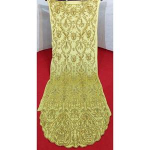 Premium Quality Somali Dirac for Bridal Wedding Clothes With Soft Hand Beads Works Somali Bridal Dirac - Product Image 3