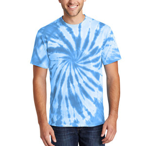 T-shirt tie-dye personnalisé avec logo, coton doux et polyester, style été, t-shirt tie-dye pour homme, respirant, léger, vêtements de mode - Product Image 1