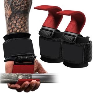 Wholesale High Quality Neoprene Non-Slip Breathable Heavy Duty Weightlifting Hooks Custom Made 2026 for Gym and Powerlifting - Product Image 4