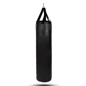 Sacs de frappe d'entraînement MMA Boerllon, unisexes, adultes, résistants, en cuir de vache, coutures renforcées, rembourrés en coton, écologiques - Product Image 1