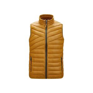 Chaleco Acolchado de Invierno para Hombre, Estilo Urbano, Ecológico, con Bordado, Exterior de Lana, Relleno de Poliéster, Cortavientos, Anti-UV, Cuello Alto, 180g - Product Image 1