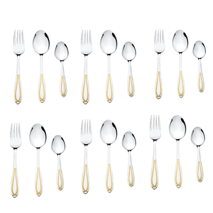 Premium Solid Metal Spoon Stainless Steel Cutlery for Coffee Tea Dessert Dining <b>and</b> Kitchen <b>Set</b> Use - Product Image 3