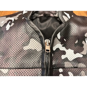 Custom Genuine Cowhide Crocodile Embossed <b>Leather</b> Biker Vest <b>Men's</b> Motorcycle Zip Front Black Luxury Riding <b>Waistcoat</b> - Product Image 2