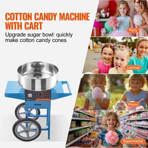 1000W elettrico commerciale macchina zucchero filato blu acciaio inox ciotola paletta cassetto per casa bambini compleanno festa di famiglia - Product Image 6