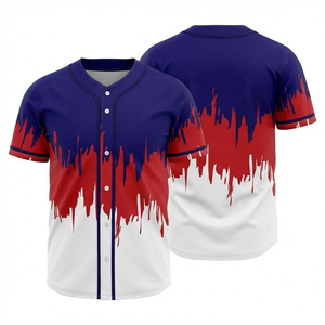 Camiseta de Béisbol Premium para Hombre y Jóvenes, 100% Poliéster Transpirable, Camiseta de Béisbol con Logotipo Personalizado, Impresión por Sublimación, Uniformes de Equipo - Product Image 1