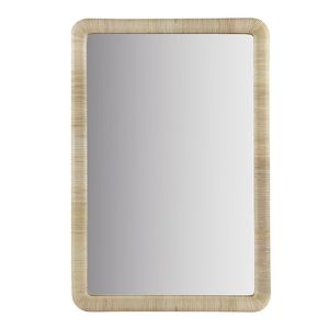 Natural Rattan <b>Rectangle</b> <b>Wall</b> <b>Mirror</b> Eco-Friendly Home Decor with Stylish Design - Product Image 4