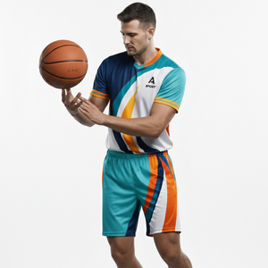 Ensemble d'uniformes de football à design évasé, imprimé par sublimation, respirant, séchage rapide, nom d'équipe personnalisé, services OEM, prix de vente direct usine - Product Image 5