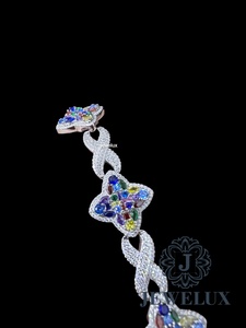 Luxury Modern Elegant Diamond Tennis <b>Bracelet</b> for Women with Brilliant Sparkle Stones at Export Price - Product Image 2
