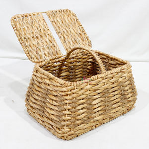 Artex Dong Thap Panier de pique-nique en osier fait à la main Panier en jacinthe d'eau en rotin - Product Image 2