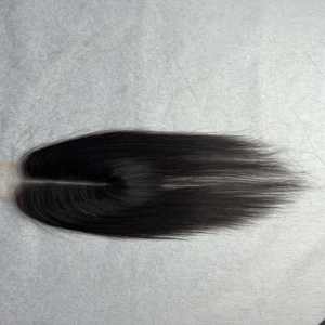 TENDANCE CHAUDE! Cheveux humains droits en os vietnamien avec des cheveux de bébé | Fermeture en dentelle de cheveux humains 2x4 couleur naturelle pour les femmes 10 pouces - Product Image 4