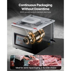 Machine d'emballage sous vide compacte 320W de 1ère génération pour aliments humides, viandes et marinades – Efficace - Product Image 5