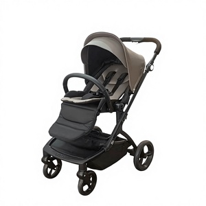Nuovo design, acquisto ottimale, montaggio rapido, bestseller, passeggino 3-in-1 con seduta reclinabile, carrozzina High Landscape, certificato EN per neonati - Product Image 2