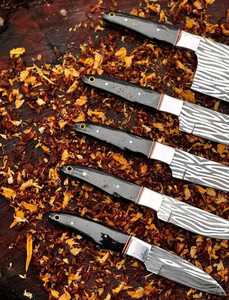 Professional Chef <b>Knife</b> <b>Set</b> with Damascus Steel Blades High Durability & Eco-Friendly Best Quality 5-Piece Kitchen <b>Knives</b> <b>Set</b> - Product Image 6