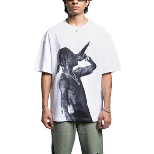 เสื้อยืดผู้ชายพรีเมียม ผ้าฝ้าย 100% แขนสั้น พิมพ์ลายซิลค์สกรีน น้ำหนัก 220 กรัม เนื้อผ้าหนา ระบายอากาศได้ดี กันยับ เป็นมิตรต่อสิ่งแวดล้อม - Product Image 1