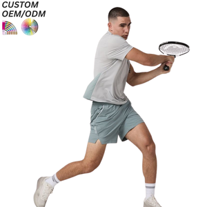 Tenue de tennis unisexe personnalisée pour ensemble chemise-short, uniforme sportif de performance, OEM ODM pour marques en gros, 100% polyester - Product Image 5